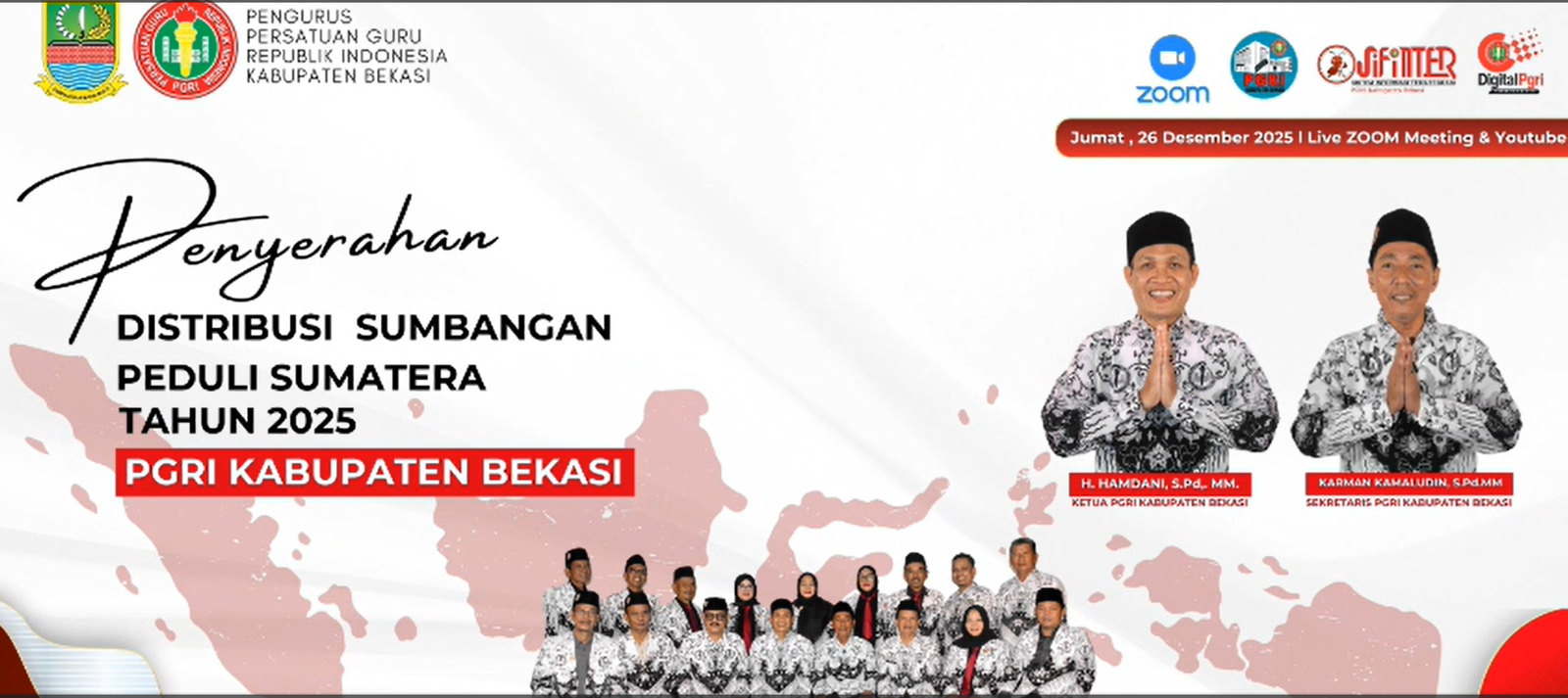 Penyerahan Sumbangan Sumatera
